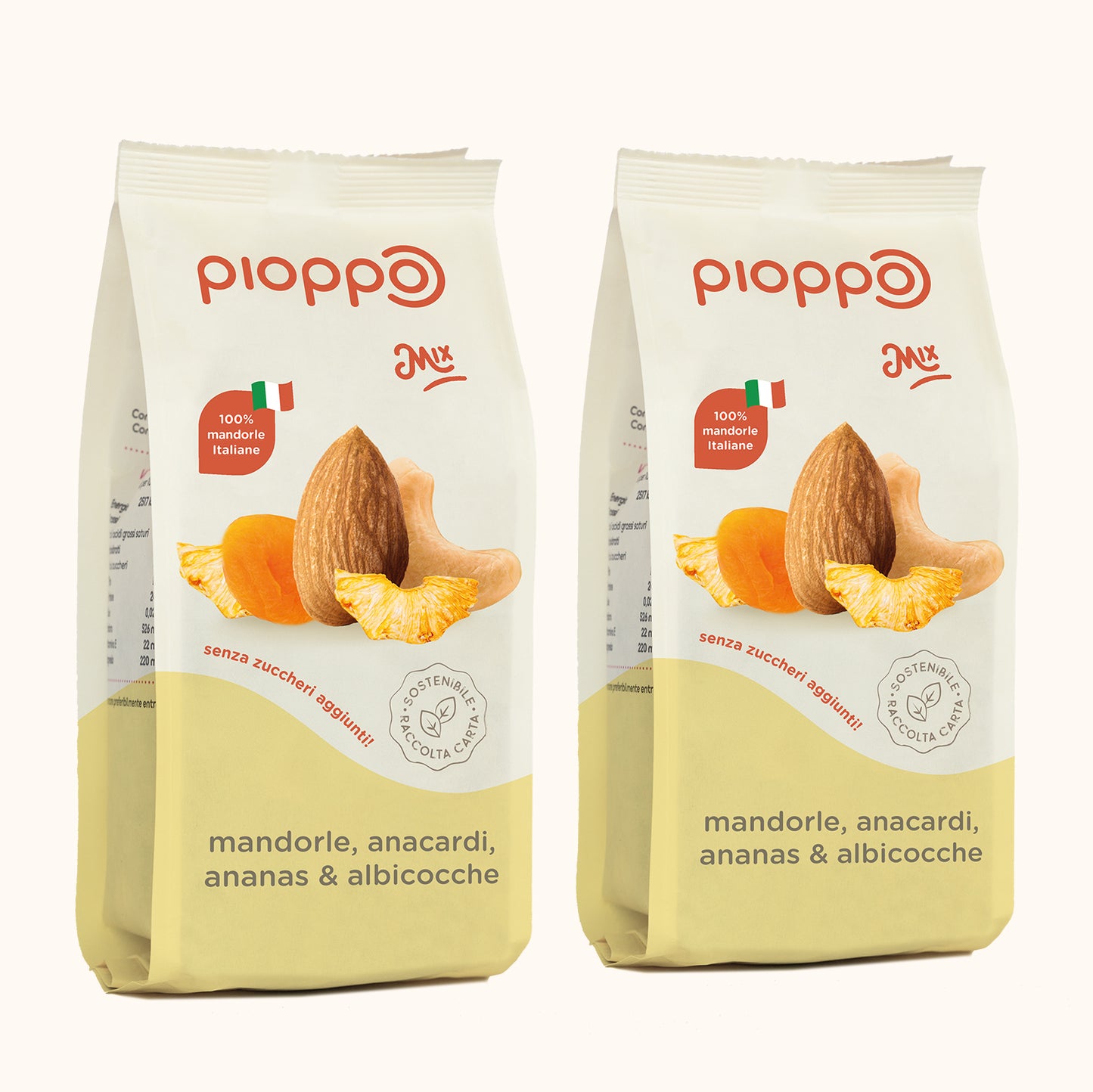 Mix Mandorle, Ananas, Anacardi & Albicocche