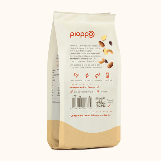 Mix Mandorle, Anacardi, Zenzero e Uva