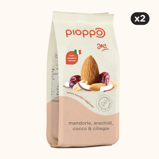 Mix Mandorle, Arachidi, Ciliegie e Cocco